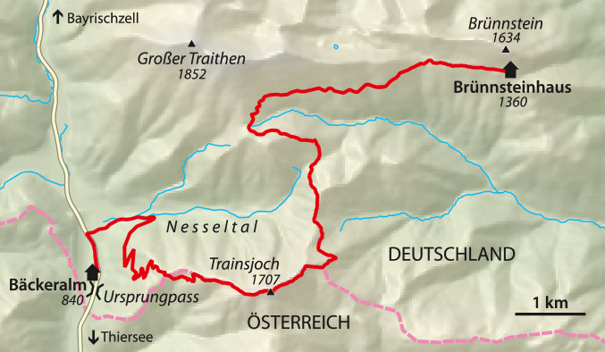 Die Strecke der 2. Etappe Karte: Rolaz Strecke 2. Etappe